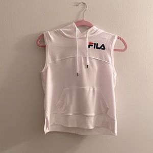 FILA sleeveless hoodie shirt
